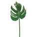 23" Silk Split Philodendron Monstera Leaf Stem -Green (pack of 12) - PSL105-GR