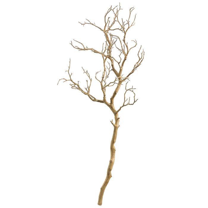 38" Artificial Manzanita Tree Branch Stem -Natural (pack of 6) - PSM334-NA