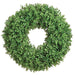 21" Artificial Boxwood Hanging Wreath -Green - PWB221-GR