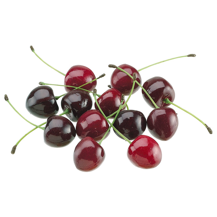 .75" Artificial Bagged Mini Cherry -Dark Red (pack of 12) - VMC019-RE/DK