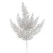 24" Artificial Glittered Fern Stem -Silver/Gold (pack of 36) - XAS216-SI/GO