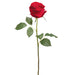 22" Silk Velvet Large Rose Bud Flower Spray -Red (pack of 12) - XFV116-RE