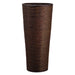 27.5"Hx12.6"W Bamboo & Straw Rope Tapered Cylinder Container -Black/Brown (pack of 4) - ZCB942-BK/BR