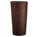 27.9"Hx14.1"W Bamboo & Straw Rope Tapered Cylinder Container -Black/Brown (pack of 4) - ZCB943-BK/BR