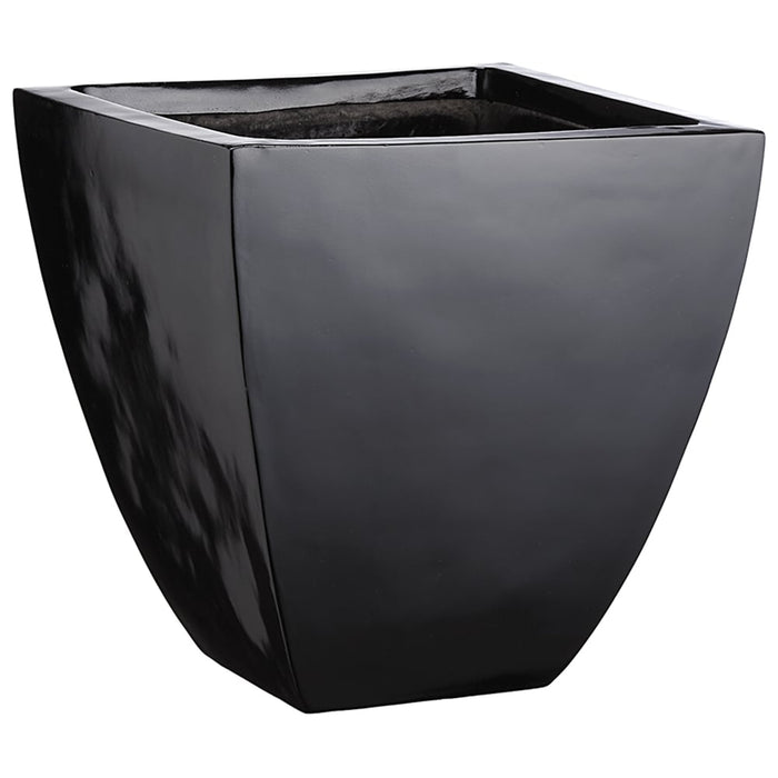 18.5"Hx18.5"W Fiberglass Square Container -Black - ZCI247-BK