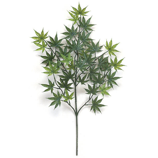 26" UV-Proof Outdoor Artificial Japanese Maple Branch Stem -Green (pack of 24) - A100-0GR