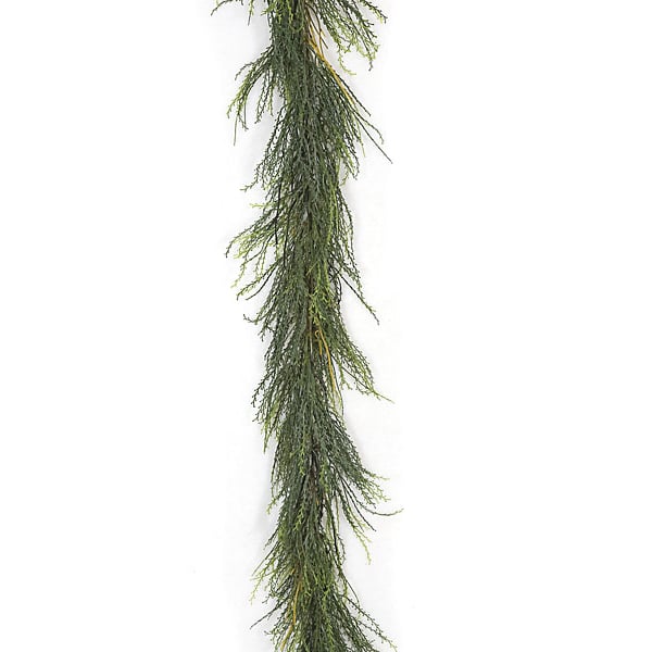 6' UV-Proof Outdoor Artificial Weed Twig Garland -Green (pack of 6) - A110460