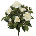 15" UV-Proof Outdoor Artificial Gardenia Flower Bush -White (pack of 4) - A144125