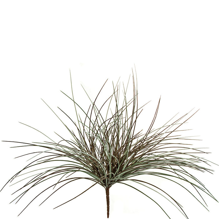 19" UV-Proof Outdoor Artificial Onion Grass Plant -Gray/Green (pack of 12) - A14441-4GY/GR