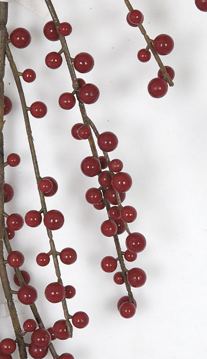 6' Berry Artificial Garland -Dark Red (pack of 4) - A173424
