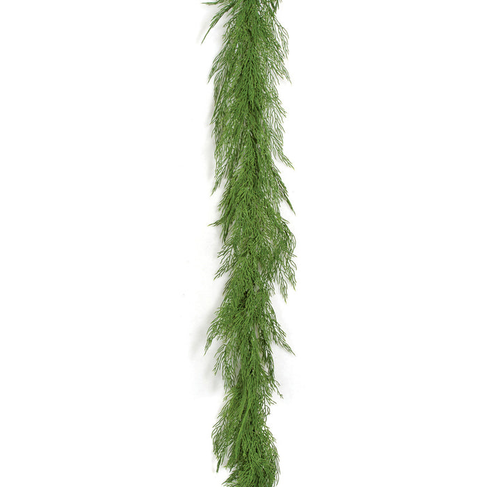 9' UV-Proof Outdoor Artificial Bayou Garland -Green (pack of 2) - A360G