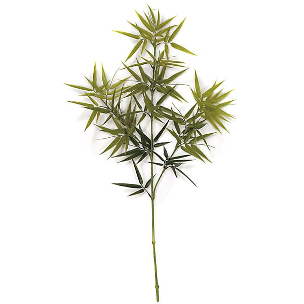 39" UV-Proof Outdoor Artificial Bamboo Branch Stem -Green (pack of 12) - A969