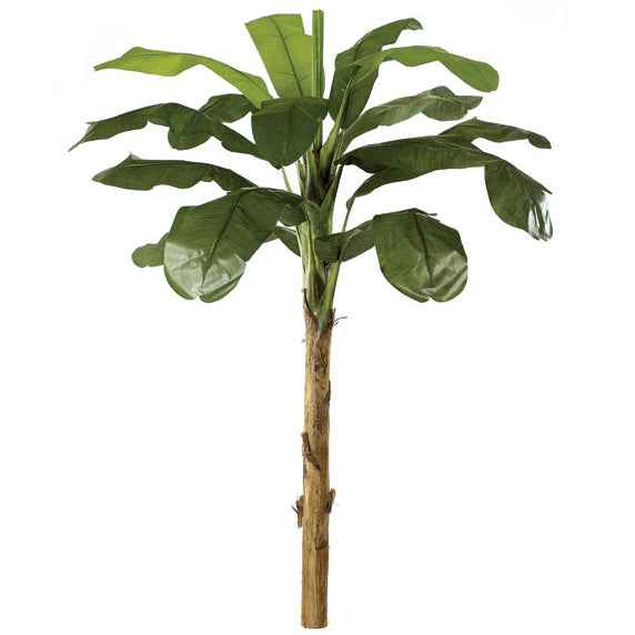 9' Banana Silk Palm Tree -Green - P0771