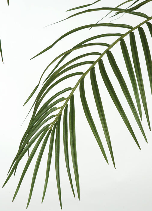 8'6" Phoenix Double Trunk Silk Palm Tree w/Pot -Green - P142220