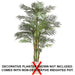 7' Reed Bamboo Silk Palm Tree w/Pot -Green - P3772