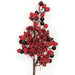 17" Styrofoam Mixed Berry Artificial Stem -2 Tone Red (pack of 12) - PF100340