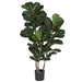 4'4" IFR Fiddle Leaf Fig Artificial Tree w/Pot -Green - PR120550