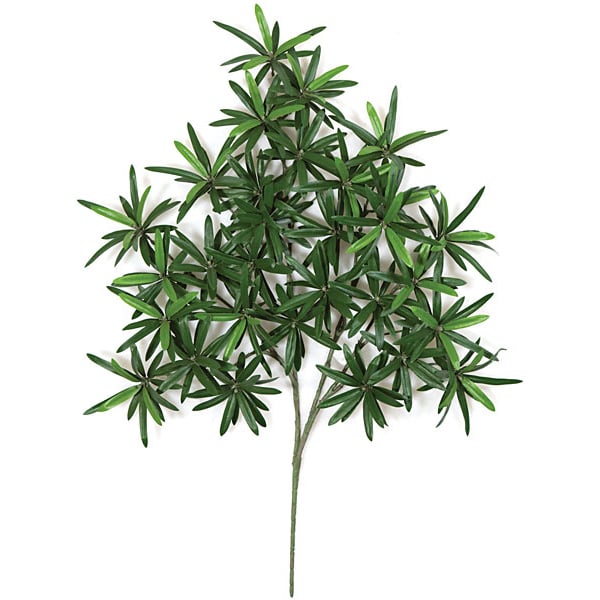 29" IFR Artificial Podocarpus Branch Stem -Green (pack of 6) - PR301