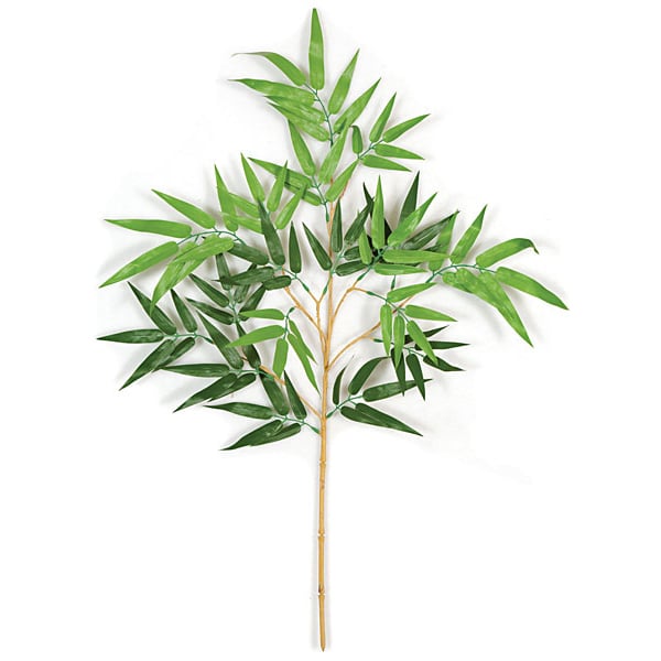 33" IFR Artificial Bamboo Branch Stem -Green (pack of 12) - PR969