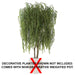 8' CUSTOM MADE Weeping Willow Artificial Tree w/Pot -5,088 Leaves -Green - W1382