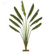 10'6" Traveller Silk Palm Tree w/Wood Base -Green - W2790