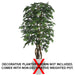 8' CUSTOM MADE IFR Locust Artificial Tree w/Pot -12,960 Leaves -Green - WR70408