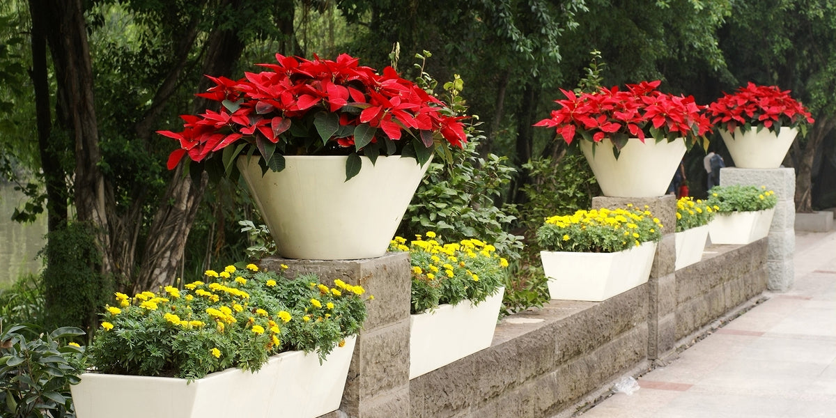 How To Fill An Outdoor Planter With Artificial Flowers, by Laura Jason