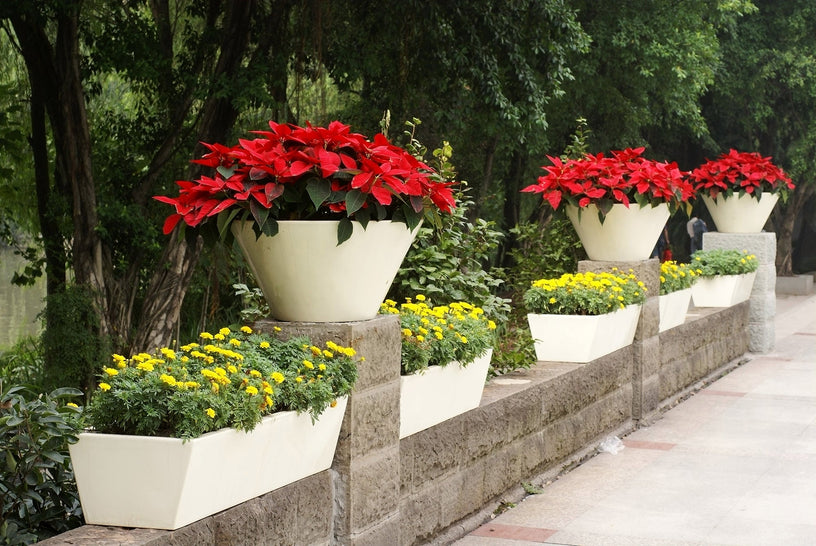 How to Fill an Outdoor Planter with Artificial Flowers