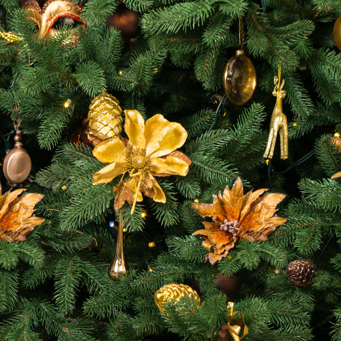 Get Creative With a Decorative Silk Flower Christmas Tree