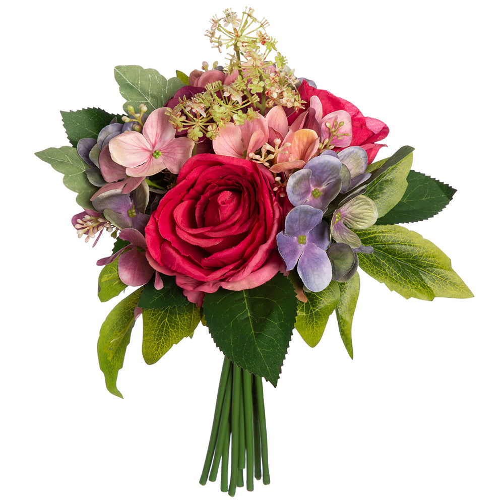Artificial & Silk Classic Rose Bridal Bouquet – Beaudry Flowers