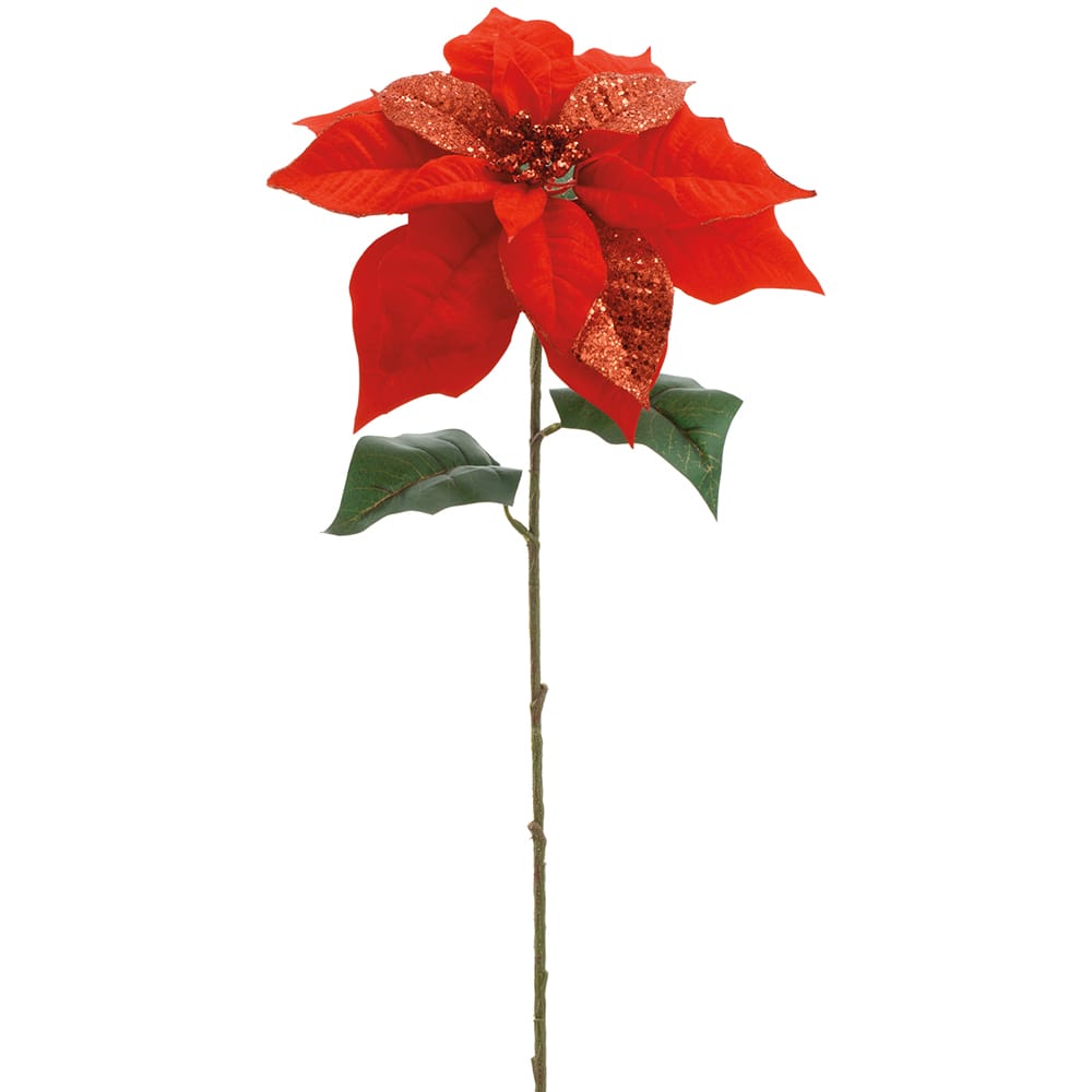 Christmas Poinsettia Stems
