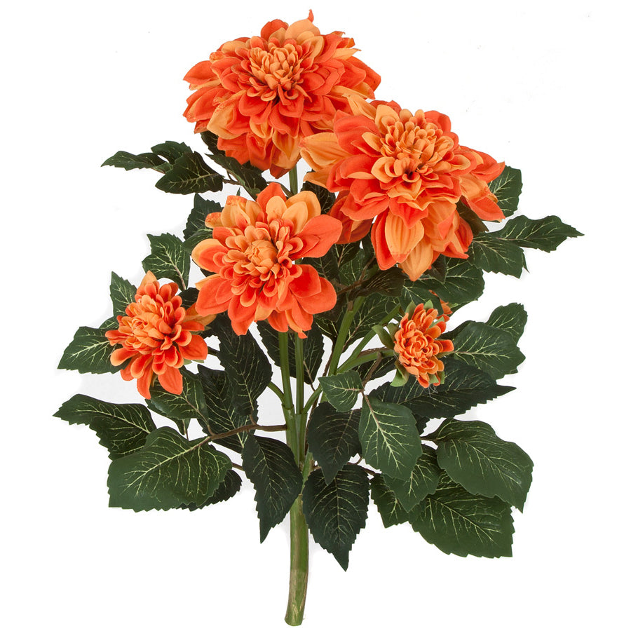 Artificial Dahlia Flowers Silk Flower Bushes