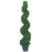 4' Pond Boxwood Spiral Artificial Topiary Tree w/Pot Indoor/Outdoor (pack of 2) - LPB714-GR