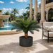 36"Hx44"W Custom-Made Outdoor UV-Proof Artificial Sago Cycas Cluster Palm -24 Fronds -Green - A0024