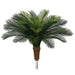 36"Hx44"W Custom-Made Outdoor UV-Proof Artificial Sago Cycas Cluster Palm -24 Fronds -Green - A0024