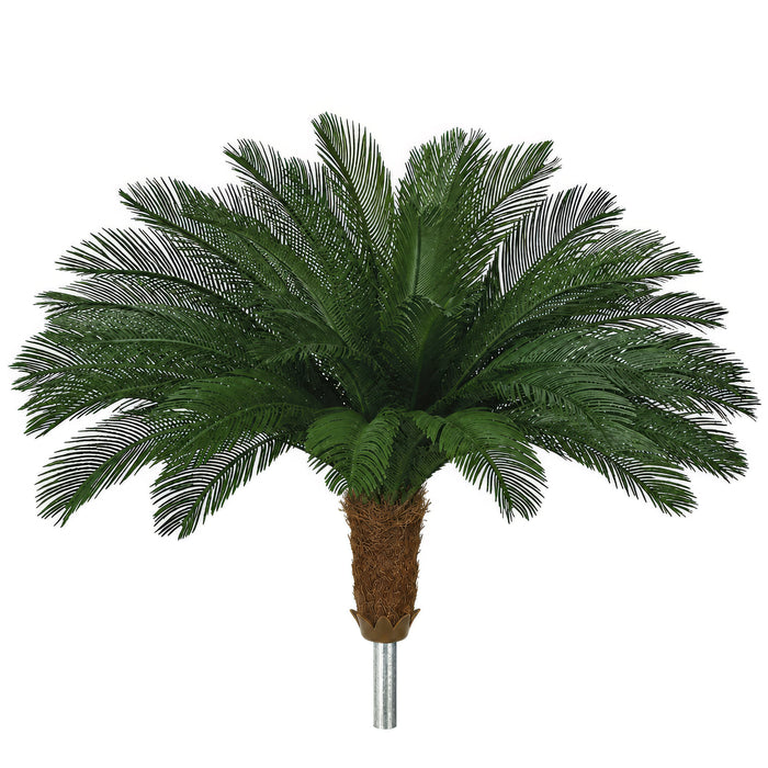 44"Hx68" Custom-Made Outdoor UV-Proof Artificial Sago Cycas Cluster Palm -36 Fronds -Green - A0085