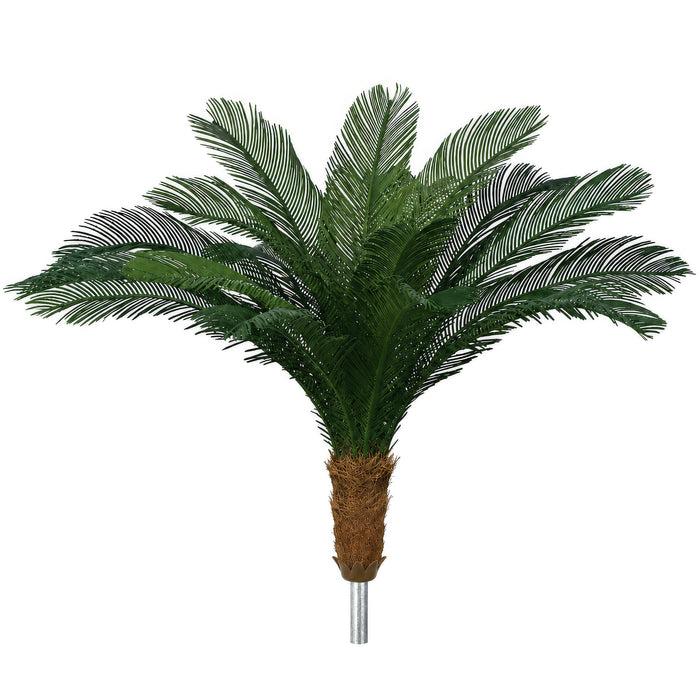 44"Hx68" Custom-Made Outdoor UV-Proof Artificial Sago Cycas Cluster Palm -18 Fronds -Green - A0088