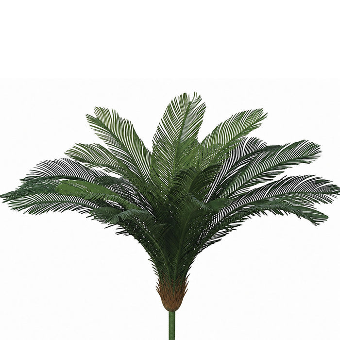 44" Custom-Made Outdoor UV-Proof Artificial Sago Cycas Cluster Palm -18 Fronds -Green - A0088