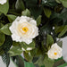 19" Outdoor UV-Proof Artificial Gardenia Flower Bush -White (Pack of 6) - A0680