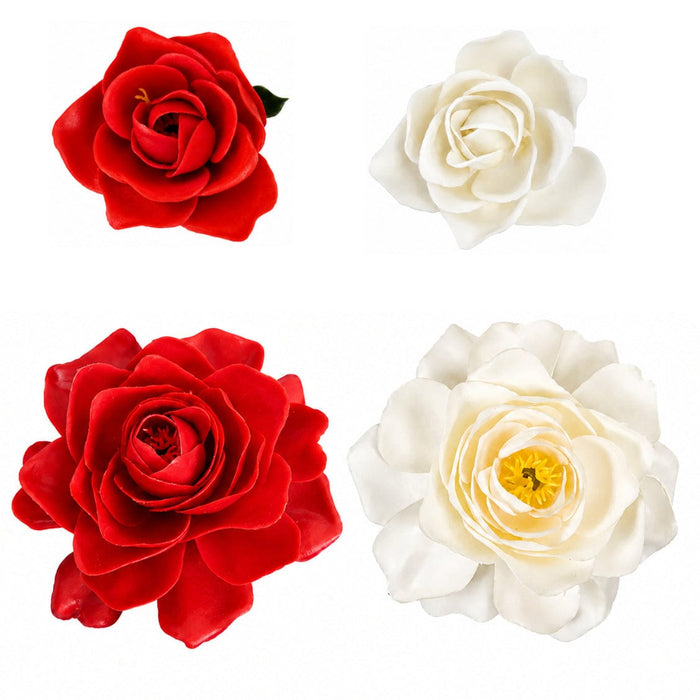 3.5" Outdoor UV-Proof Artificial Gardenia Flower -White (Pack of 36) - A076-W
