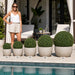 24" Outdoor UV-Proof Artificial Boxwood Ball Topiary -Green - A144324