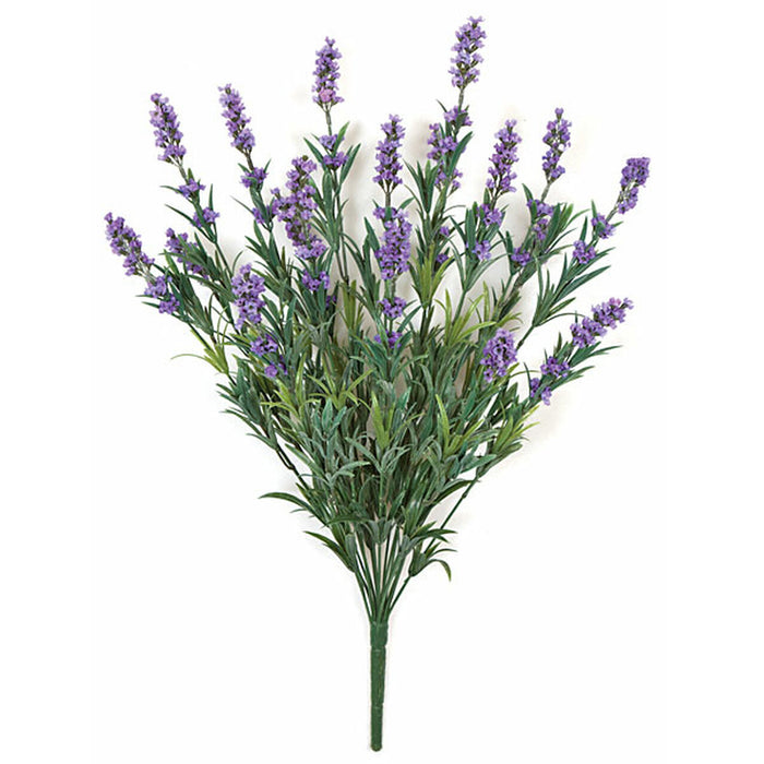 24" Silk Lavender Flower Bush -Lavender (pack of 6) - A121580