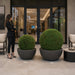 35" Moss Ball-Shaped Artificial Foam Topiary -Green - A161875