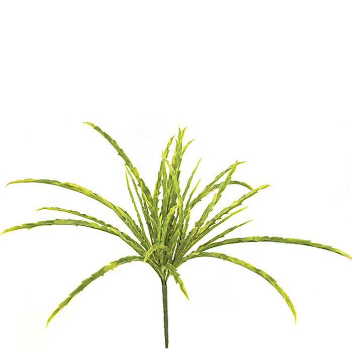 20" Artificial Plastic Grass Leaf Plant -Green/Yellow (pack of 12) - A130510