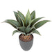 14" Agave Artificial Plant w/Pot -Green/Red (pack of 2) - A130775