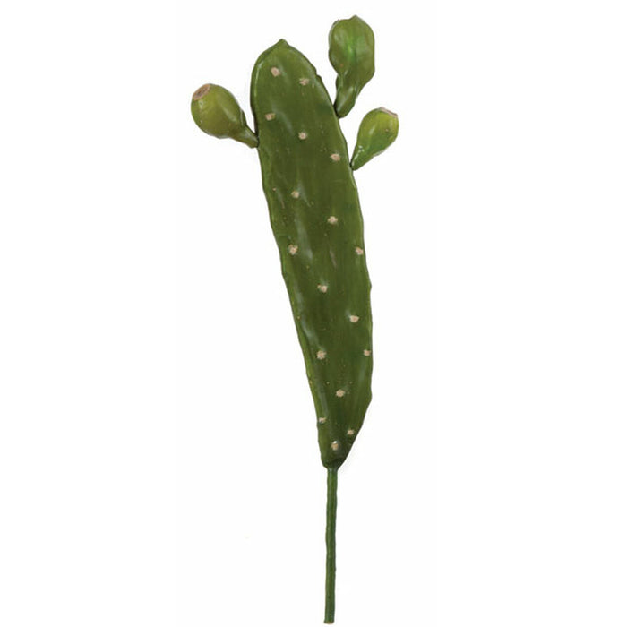 17" Artificial Pear Cactus Stem -Green (pack of 12) - A131913