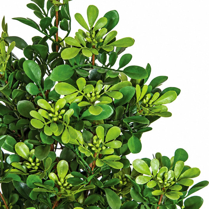 20" Outdoor UV-Proof Artificial Boxwood Plant -Green (Pack of 4) - A135530