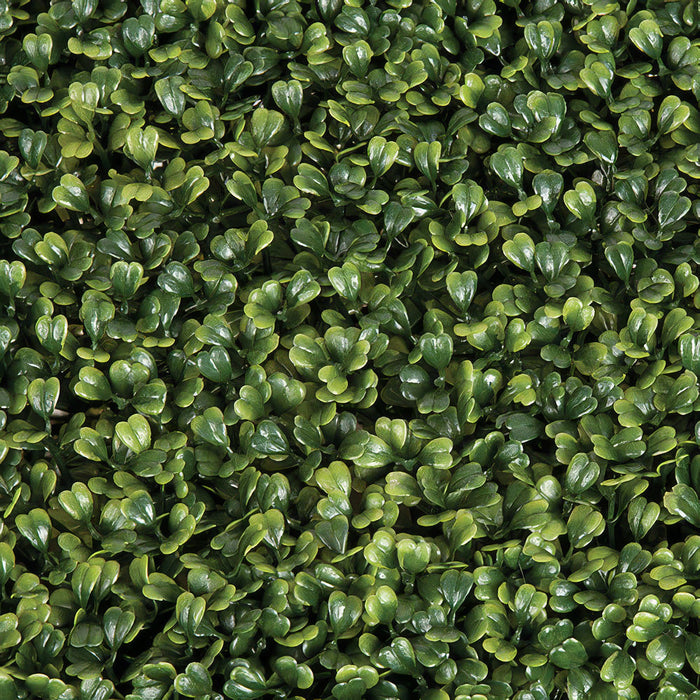 30"Hx36"Wx12"D Outdoor UV-Proof Artificial Boxwood Topiary Hedge -2 Tone Green - A135640