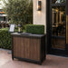 12"Hx24"Wx12"D Outdoor UV-Proof Artificial Boxwood Topiary Hedge -2 Tone Green - A135630
