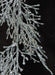 6' Glittered Artificial Coral Garland -Silver (Pack of 12) - A-141145